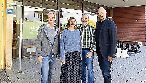 Christoph Borchardt, Christina Angermaier, Dirk Smith und Florian Ritter von Klier
