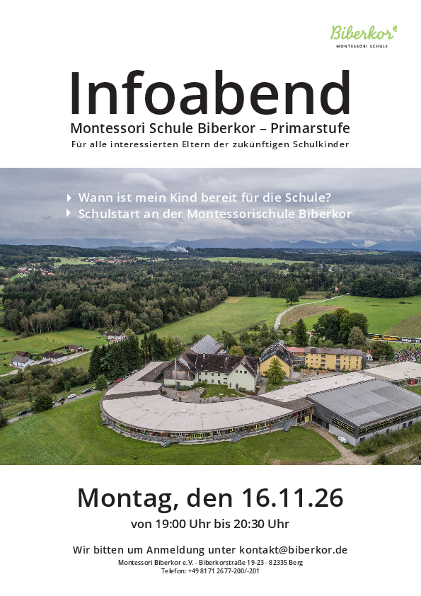 Plakat Infoabend Primarstufe