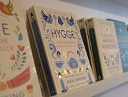 Bücher in einem Regal präsentiert